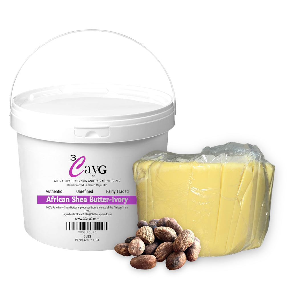Ivory Shea Butter in a Convenient Pail - Pure and Natural Skincare Solution