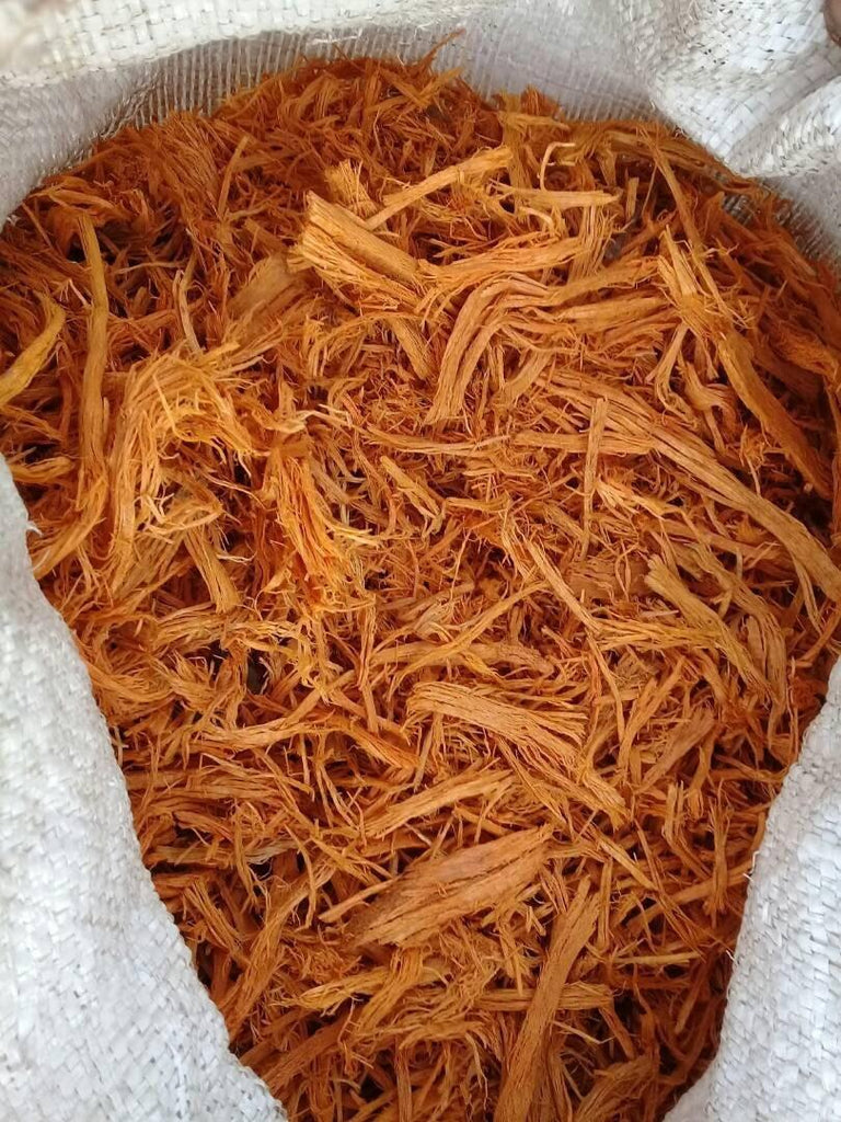 Borututu root, a natural coloring agent for yellow shea butter