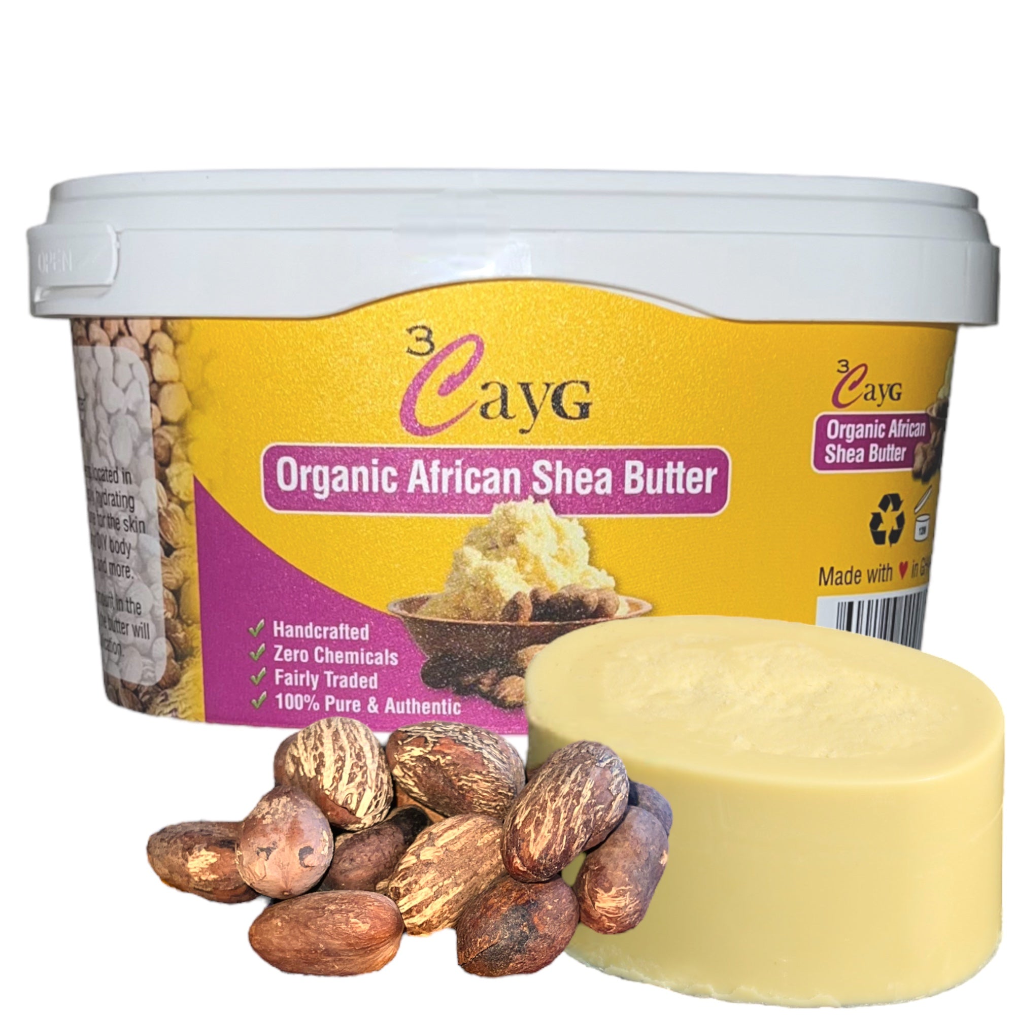 Bulk Unrefined Shea Butter, Ivory